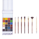 AOOKMIYA ArtSecret High Grade 24 Solid Watercolors Palette With Brush WCS-803 Pro Painting Kit New Trending Artist Tool Art Supplies  AOOKMIYA.COM