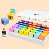 30ml*40 colors Professional Gouache Watercolor Paints With tools Unique Jelly Cup Design Gouache Paint For Artists Students
