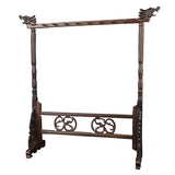 12-pin Hanging Brush Shelf Solid Wood Pen Holder Wooden Faucet Brush Holder Desktop Decoration Brush Holder Painting Penholder