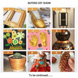 4*50ml Metallic Color Acrylic Paint for Textile Drawing Wall Hand Painted Shining Gel Painting Set Pigment Artist Art Supplies