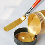 60ml Gold Paint Metallic Acrylic Paint,waterproof Not Faded for Statuary Coloring DIY Hand Clothes Painted Graffiti Pigments