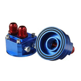 Automobile parts AN10 Universal Aluminum Car Oil Filter Relocation Kit Oil Cooler Sandwich Plate Adapter Auto Accessories