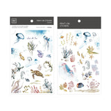 Transfer  plant pattern Paper 2pcs*10*15cm retro hand account material notebook stickers DIY Birthday card making template Art s