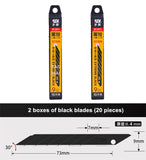 AOOKMIYA High quality zinc alloy utility knife set engraving open carton craft knife multifunctional small metal knife stationery