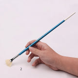 hwahong fan-shaped pen 205 long umbrella-shaped pen,Bristles oil paint brush profession watercolor pen/brush art supplies