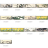 Mountain and Waters Poster Print Landscape Painting for Hall Office Room Decor Traditonal Chinese Style Canvas Wall Art Picture