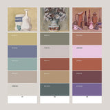 Morandi color card advanced gray matching color Camolan oil painting color palette Daquan International matching oil color card
