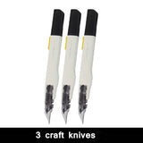 AOOKMIYA Paper cutter precision utility knife 30 degree 9mm blade carving carton craft knife multifunctional small metal knife stationery