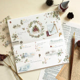 MU Transfer Sticker Christmas Limited Edition Winter Limited Edition Sticker Retro Hand Account Material Scrapbook Decoration