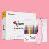 Tenwin Art Electric Spray Pen Airbrush Set Multi-function Color Inkjet Painting Brush Washable Spray Painting Hand Drawn tool