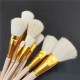Soft Wool Paint Brushes Set for Pottery Ceramic Painting Oil Acrylic Watercolor Drawing Craft DIY Art Supplies