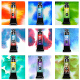 AOOKMIYA Super Vision 10 Color Professional Layered Color Watercolor Paint 15ml Tube Water Color Paint Artist Grade Painting Art Supplies