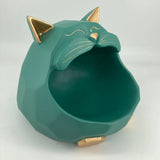 3D Sculpture Cat Statue, Table Decoration Accessories, Storage Box, Money Box, Coin Bank Figurine Decor, Home Room Decorations