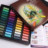 24/60 colors soft pastel ,powder stick, color chalk, pastel clay painting pen pigment Sketch high quality Materials Art Supplies