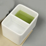 Five-layer Ceramic Palette with Cover Jingdezhen Blue and White Porcelain Chinese Painting Pigment Ink Box Pen Wash palette