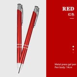 2pcs Hot sell stationery metal ball pen advertising ballpoint pen  personalized metal pen Office school supplies Free shipping