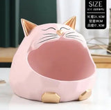 3D Sculpture Cat Statue, Table Decoration Accessories, Storage Box, Money Box, Coin Bank Figurine Decor, Home Room Decorations