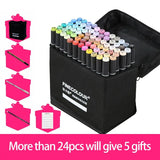 AOOKMIYA Finecolour EF103 240 Colors Art Marker Set Soft Dual Heads Oily Alcohol Based Sketch Markers Pen For Artist Design Professional