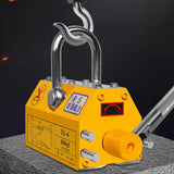 Heavy Duty Lifting Magnet Hoist, Levantador magnético permanente, Ventosa de aço, 600kg