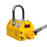 Heavy Duty Lifting Magnet Hoist, Levantador magnético permanente, Ventosa de aço, 600kg