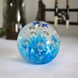 AOOKMIYA Nordic Glass Decoration Crystal Ball Crafts Birthday Gift Ocean Ornaments Landscaping Boshan Handmade Glass