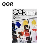 AOOKMIYA US QOR Artistic Watercolor Paints Set Tin box Pigment Solid Paint Set Palette High Concentration for Artist Painting Drawing AOOKMIYA.COM