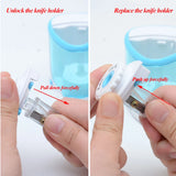 Tihoo Electric/Manual 2 in 1 Pencil Sharpener Portable Safe Automatic Pencil Sharpener Office School Supplies Stationery Tenwin