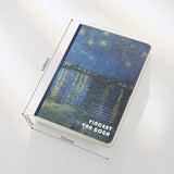 A6 Notebook Portable Notebook Oil Painting Diary Record Book School Office Stationery Planner  Journal Notebook  Budget Book