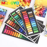 32/48/60 Colors Easy Use Drawing Line Stick Toner Portable Smooth Hair Dye Soft Short Pastel Painting Chalk Set