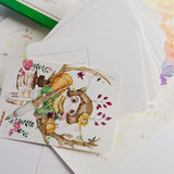 Professional Round Watercolor Paper 300g Tin Box Art Paper Student Art Paint Special Watercolor Book and Painting Paper
