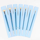 hwahong fan-shaped pen 205 long umbrella-shaped pen,Bristles oil paint brush profession watercolor pen/brush art supplies