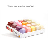 Professional Gouache Watercolor Paints 30ml*20 colors Unique Jelly Cup Design Gouache Paint For Artists Students art supplies