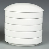 Five-layer Ceramic Palette with Cover Jingdezhen Blue and White Porcelain Chinese Painting Pigment Ink Box Pen Wash palette