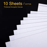 A3/A4/A5 Professional blank canvas for painting Acrylic oil painting canvas pad waterproof art supplies for artist 10 sheets