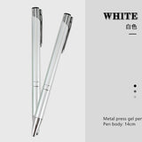 2pcs Hot sell stationery metal ball pen advertising ballpoint pen  personalized metal pen Office school supplies Free shipping
