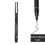 Japanese UNI Drawing Pin Pen ,Ultra Fine Line Art Marker Black Ink Pen,micron Drawing Pen Office School ,High quality DIY pen