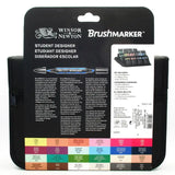 Winsor & Newton Brushmarker Student Designer Set 24 Colors  Markers，Art Paintig Supplies