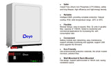 High Performance Deye Energy Storage Battery Deye Lithium Ion Batteries RW-M5.3 Pro Low Voltage LiFePO4 Battery