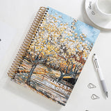 26.2*18.6cm Spiral Coil Sketchbook Notebook 16K Van Gogh Sketch Painting Diary Journal Note School Office Supplies Stationery