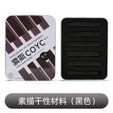 6/8pcs Professional Sketch Charcoal Bars Dry Material Soluble Toner Sketch Charcoal Artist Art Crayon Painting Drawing Supplies