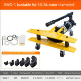 Hidráulica Máquina De Dobra De Tubulação Manual, Tubulação Galvanizada, Tubo De Ferro, Aço, Ferramenta De Dobra, 10T