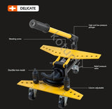 Hidráulica Máquina De Dobra De Tubulação Manual, Tubulação Galvanizada, Tubo De Ferro, Aço, Ferramenta De Dobra, 10T