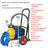 AOOKMIYA High-Pressure Electric Paint Spraying Machine Airless Sprayer 5200W Multi-Purpose Painting Tool Home Improvement Equipment