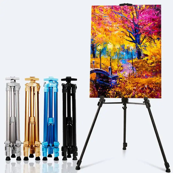 AOOKMIYA High Quality Adjustable Tripod Painting Easel Stand Aluminium