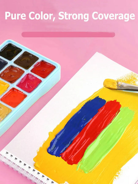 Gouache Paint Professional, Miya Jelly Gouache 18