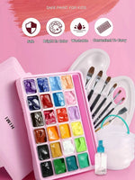 Himi Gouache Paint 56 Colors Miya Jelly Gouache Paint Set 18/24 Colors Non-toxic Safe Washable Gouache Paintings For Children