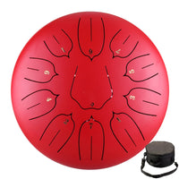 Hluru 15 Notes Glucophone Steel Tongue Drum 13 Inch 14 Inch Music