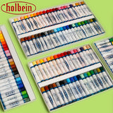 Holbein 12/24/36/48 Color Set Oil Painting Crayon Oily Pastel Stick for Children Soft Oil Rod Crayon Painting Pigment Set