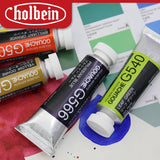 Holbein Artist Opaque Watercolor Paint 15ml Grade A/Red Yellow Green Series 503~564 Professional Gouache Paint