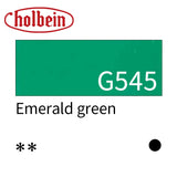 Holbein Artist Opaque Watercolor Paint 15ml Grade A/Red Yellow Green Series 503~564 Professional Gouache Paint